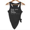 Show Your Work Thanks Math Teacher Flowy Tank, novelty gifts, funny gifts Show Your Work Thanks Math Teacher Flowy Tank, novelty gifts, funny gifts