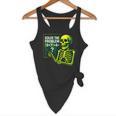 Solve The Problem Skeleton Teacher Halloween Math Six Seven Flowy Tank, novelty gifts, funny gifts Solve The Problem Skeleton Teacher Halloween Math Six Seven Flowy Tank, novelty gifts, funny gifts