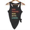 Sped Teacher Man Myth Legend Flowy Tank, novelty gifts, funny gifts