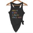 SPED Teacher SLP Meet Kids Where They Are Special Education Flowy Tank, novelty gifts, funny gifts SPED Teacher SLP Meet Kids Where They Are Special Education Flowy Tank, novelty gifts, funny gifts