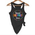 Student Support Team Counselor Social Worker Teacher Crew Flowy Tank, novelty gifts, funny gifts