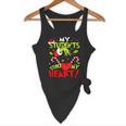 My Students Stole My Heart Teacher Holiday Merry Christmas Flowy Tank, novelty gifts, funny gifts