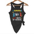 I Survived 67 Days Of School 67 Teacher Squad Matching Flowy Tank, novelty gifts, funny gifts I Survived 67 Days Of School 67 Teacher Squad Matching Flowy Tank, novelty gifts, funny gifts
