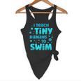 Swimming Teacher I Teach Tiny Humans To Swim Swim Instructor Flowy Tank, novelty gifts, funny gifts Swimming Teacher I Teach Tiny Humans To Swim Swim Instructor Flowy Tank, novelty gifts, funny gifts
