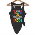 T Is For Teacher And Tacos For Teacher & Tacos Lovers Flowy Tank, novelty gifts, funny gifts