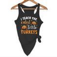 I Teach The Cutest Little Turkeys For Teacher Thanksgiving Flowy Tank, novelty gifts, funny gifts I Teach The Cutest Little Turkeys For Teacher Thanksgiving Flowy Tank, novelty gifts, funny gifts