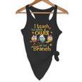 I Teach The Cutest Owls On The Branch Teacher Fall Autumn Flowy Tank, novelty gifts, funny gifts
