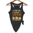 I Teach The Cutest Pumpkins Halloween Teacher Flowy Tank, novelty gifts, funny gifts I Teach The Cutest Pumpkins Halloween Teacher Flowy Tank, novelty gifts, funny gifts