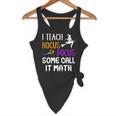 I Teach Hocus Pocus Some Call It Math Teacher Flowy Tank, novelty gifts, funny gifts I Teach Hocus Pocus Some Call It Math Teacher Flowy Tank, novelty gifts, funny gifts