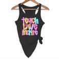 Teach Love Inspire Preppy Back To School Teacher Women Flowy Tank, novelty gifts, funny gifts Teach Love Inspire Preppy Back To School Teacher Women Flowy Tank, novelty gifts, funny gifts