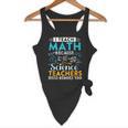 I Teach Math Because Science Teachers Need Heroes Too Flowy Tank, novelty gifts, funny gifts I Teach Math Because Science Teachers Need Heroes Too Flowy Tank, novelty gifts, funny gifts