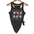 Teach Teacher Dia De Los Muertos Day Of The Dead Sugar Skull Flowy Tank, novelty gifts, funny gifts Teach Teacher Dia De Los Muertos Day Of The Dead Sugar Skull Flowy Tank, novelty gifts, funny gifts