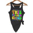 This Teacher 80s 90s Teachers's Day Glows Last Day Of School Flowy Tank, novelty gifts, funny gifts