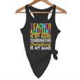 Teacher Assistant Is My Name Coordinating Teacher Aide For Men Women Flowy Tank, novelty gifts, funny gifts Teacher Assistant Is My Name Coordinating Teacher Aide For Men Women Flowy Tank, novelty gifts, funny gifts