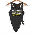 Teacher Educational Superhero School Teachers Flowy Tank, novelty gifts, funny gifts