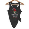 Teacher Gnome Xmas Family Matching Plaid Christmas Gnomes Flowy Tank, novelty gifts, funny gifts Teacher Gnome Xmas Family Matching Plaid Christmas Gnomes Flowy Tank, novelty gifts, funny gifts