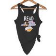 Teacher Library Read Book Club Piggie Elephant Pigeons Men Women Kids Flowy Tank, novelty gifts, funny gifts