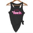 Teacher Life My Job Is Teach Flowy Tank, novelty gifts, funny gifts