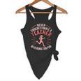 Teacher Who Runs Half Marathon Runner Running Lover Graphic Flowy Tank, novelty gifts, funny gifts