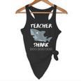 Teacher Shark Shirt Christmas Idea For Him Her Flowy Tank, novelty gifts, funny gifts