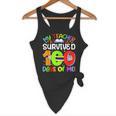 My Teacher Survived 100 Days Of Me 100 Days Of School Flowy Tank, novelty gifts, funny gifts