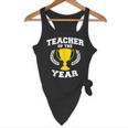 Teacher Of The Year For Men Women Flowy Tank, novelty gifts, funny gifts