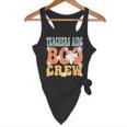 Teachers Aide Boo Crew Ghost Groovy Halloween For Women Flowy Tank, novelty gifts, funny gifts