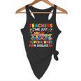 Teachers Are Just Superheroes In Disguise Back To School Flowy Tank, novelty gifts, funny gifts