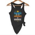Teachers Are JUST Superheroes Fun School Flowy Tank, novelty gifts, funny gifts