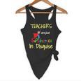 Teachers Are Superheroes First Day School T-Shirt Flowy Tank, novelty gifts, funny gifts