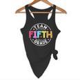 Team Fifth Grade Teacher Back To School 5th Grade Squad Kids Flowy Tank, novelty gifts, funny gifts