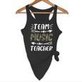 Team Music Teacher Camo Teacher Student Back To School Flowy Tank, novelty gifts, funny gifts Team Music Teacher Camo Teacher Student Back To School Flowy Tank, novelty gifts, funny gifts