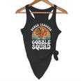 Thanksgiving Dance Teacher Gobble Squad Turkey Flowy Tank, novelty gifts, funny gifts