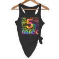 Tie Dye 5th Grade Typography Team Fifth Grade Teacher For Men Women Girls Kids Flowy Tank, novelty gifts, funny gifts
