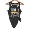 Title 1 Reading Teacher Shirt Flowy Tank, novelty gifts, funny gifts
