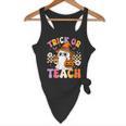 Trick Or Teach Cute Ghost Coffee Pumpkins Halloween Teacher Flowy Tank, novelty gifts, funny gifts Trick Or Teach Cute Ghost Coffee Pumpkins Halloween Teacher Flowy Tank, novelty gifts, funny gifts