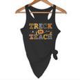 Trick Or Teach Funny School Teacher Halloween Costume Flowy Tank, novelty gifts, funny gifts