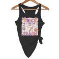 Trick Or Teach Retro Halloween Teacher Look Flowy Tank, novelty gifts, funny gifts