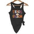 Trick Or Teach Teacher Halloween Costume Men Women Flowy Tank, novelty gifts, funny gifts