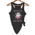 Trick Or Treat Point Your Feet Halloween Ghost Dance Teacher Flowy Tank, novelty gifts, funny gifts Trick Or Treat Point Your Feet Halloween Ghost Dance Teacher Flowy Tank, novelty gifts, funny gifts