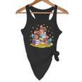 Turkey Reading Books Fall Season Thanksgiving Teacher Book Flowy Tank, novelty gifts, funny gifts Turkey Reading Books Fall Season Thanksgiving Teacher Book Flowy Tank, novelty gifts, funny gifts