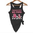Twinning With My Para Teacher Matching Paraprofessional 70s For Men Women Flowy Tank, novelty gifts, funny gifts