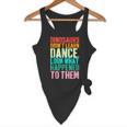 Vintage Dinosaurs Didn't Learn Dance Dance Teacher Flowy Tank, novelty gifts, funny gifts Vintage Dinosaurs Didn't Learn Dance Dance Teacher Flowy Tank, novelty gifts, funny gifts