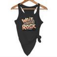 Wait I See A Rock Geology Teacher Flowy Tank, novelty gifts, funny gifts