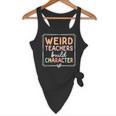 Weird Teachers Build Character Leopard Retro Teacher Flowy Tank, novelty gifts, funny gifts Weird Teachers Build Character Leopard Retro Teacher Flowy Tank, novelty gifts, funny gifts