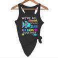 We'Re All Different But We Swim Together Elementary Teacher Flowy Tank, novelty gifts, funny gifts We'Re All Different But We Swim Together Elementary Teacher Flowy Tank, novelty gifts, funny gifts