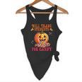 Will Trade Students For Candy Teacher Cute Halloween Pumpkin Flowy Tank, novelty gifts, funny gifts