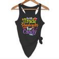Will Trade Students For Candy Teacher Halloween Costume Flowy Tank, novelty gifts, funny gifts