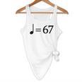 67 Music Meme Slang Musician Kids Music Teacher Flowy Tank, novelty gifts, funny gifts
