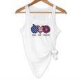 American Flag Teach Love Freedom Preschool Teacher 4th July Flowy Tank, novelty gifts, funny gifts
